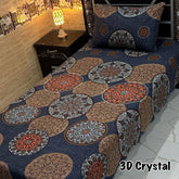 4 Pieces Crystal Cotton Single Pair Bedsheet  SB 509